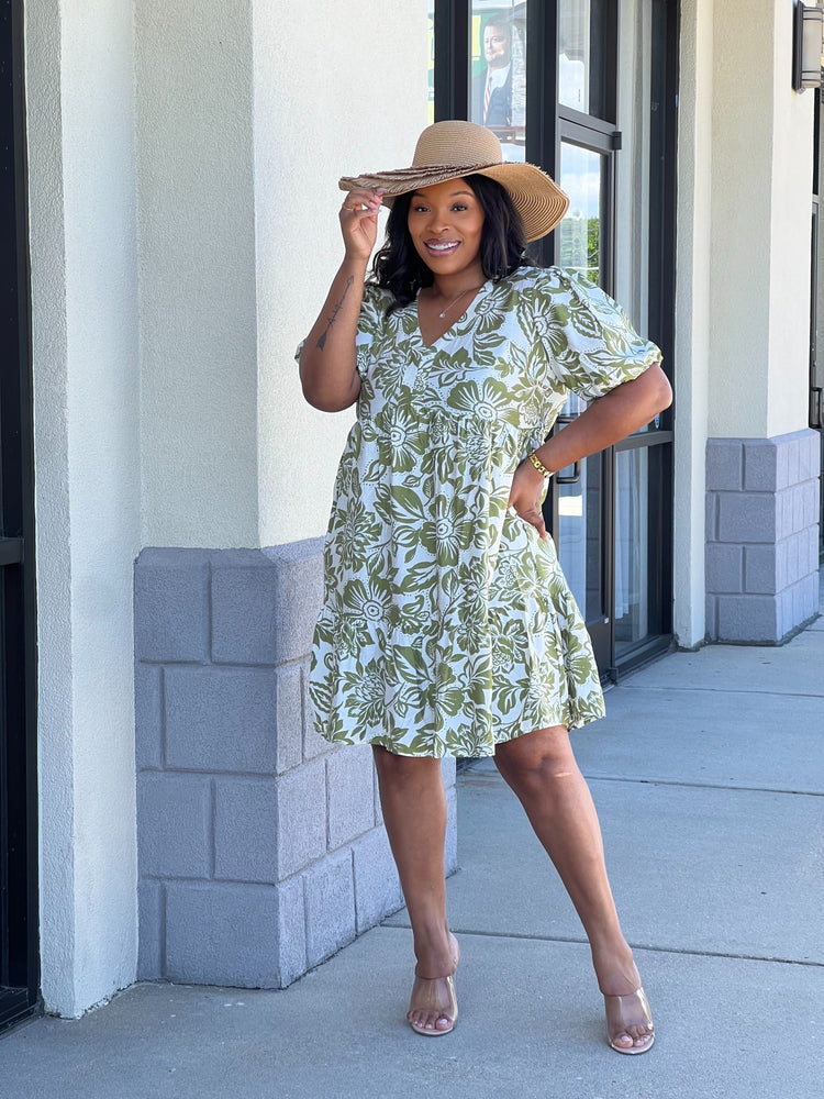 Green Melon Dress Plus