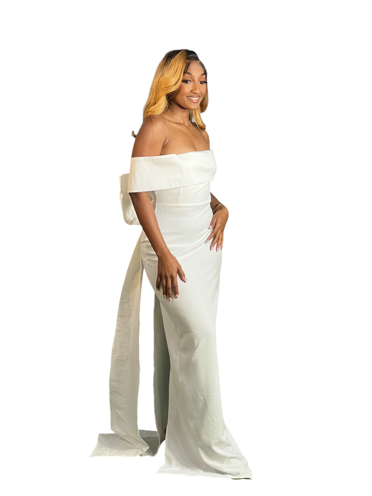 White Real Elegant Gown
