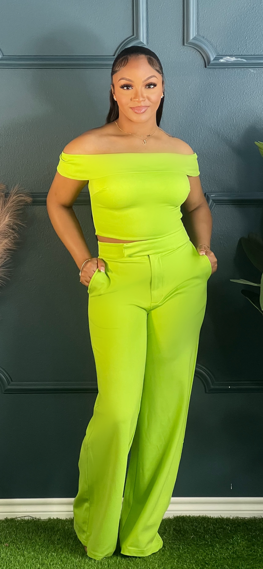 Lime Simply Casual Set