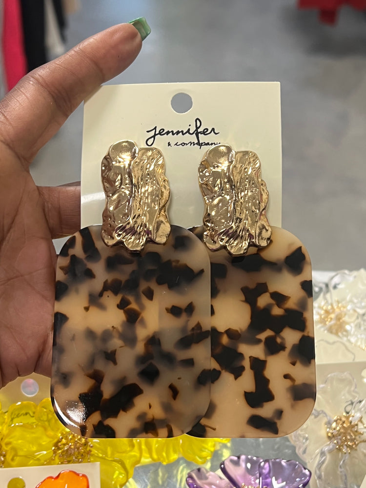 New Big Tortoise Earrings (14 new colors)