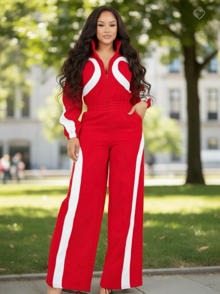 Classic Race Car Jumpsuit (Red)