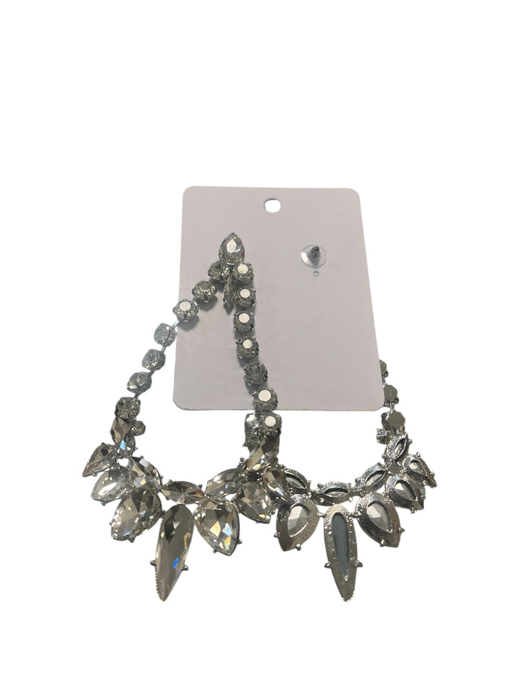 Formal Clear Earrings Alc