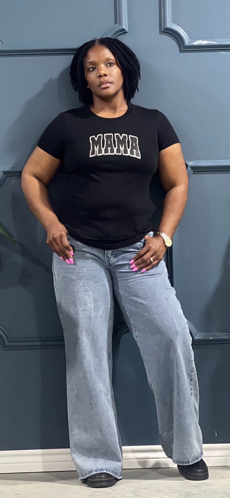 Mama Fitted Tee Shirt