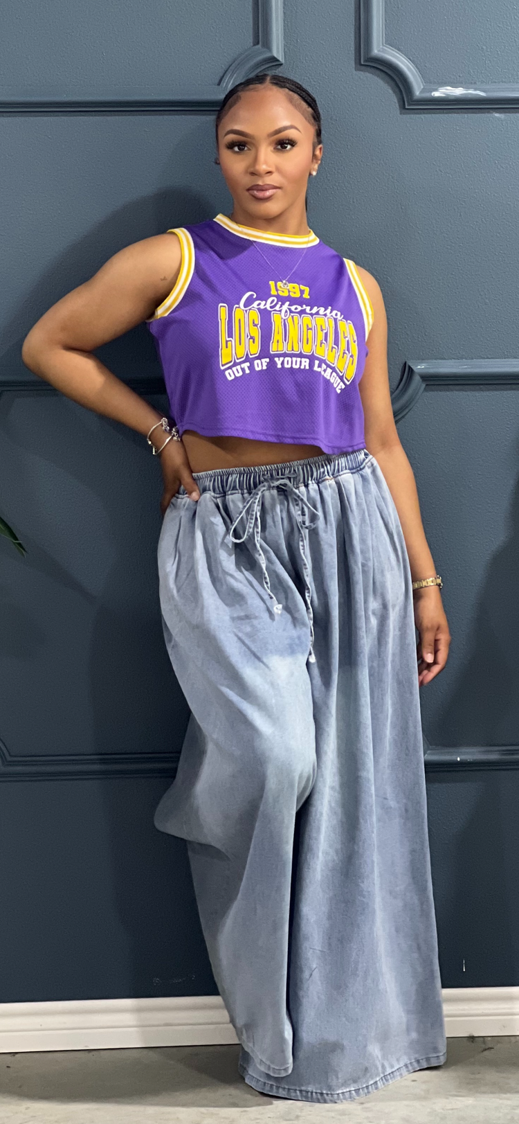 New Denim Super Wide Leg Jeans