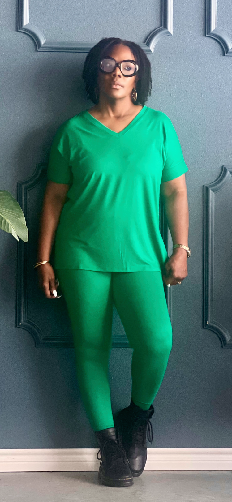 Spring Comfy Set Reg/Plus-K Green