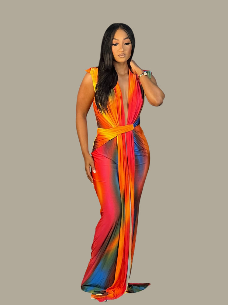 Pure Elegant Gown-Multi