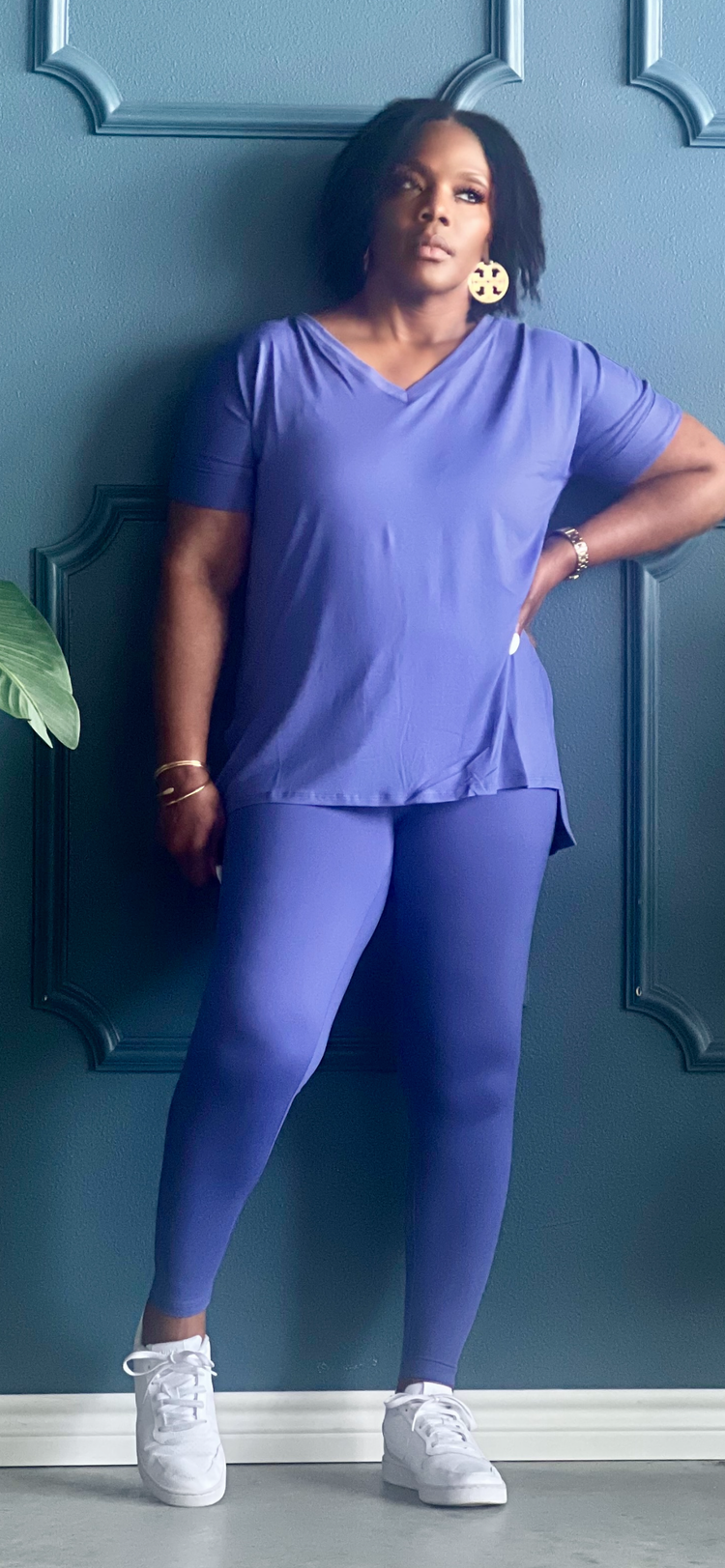 Spring Comfy Set Reg/Plus-Vintage Blue