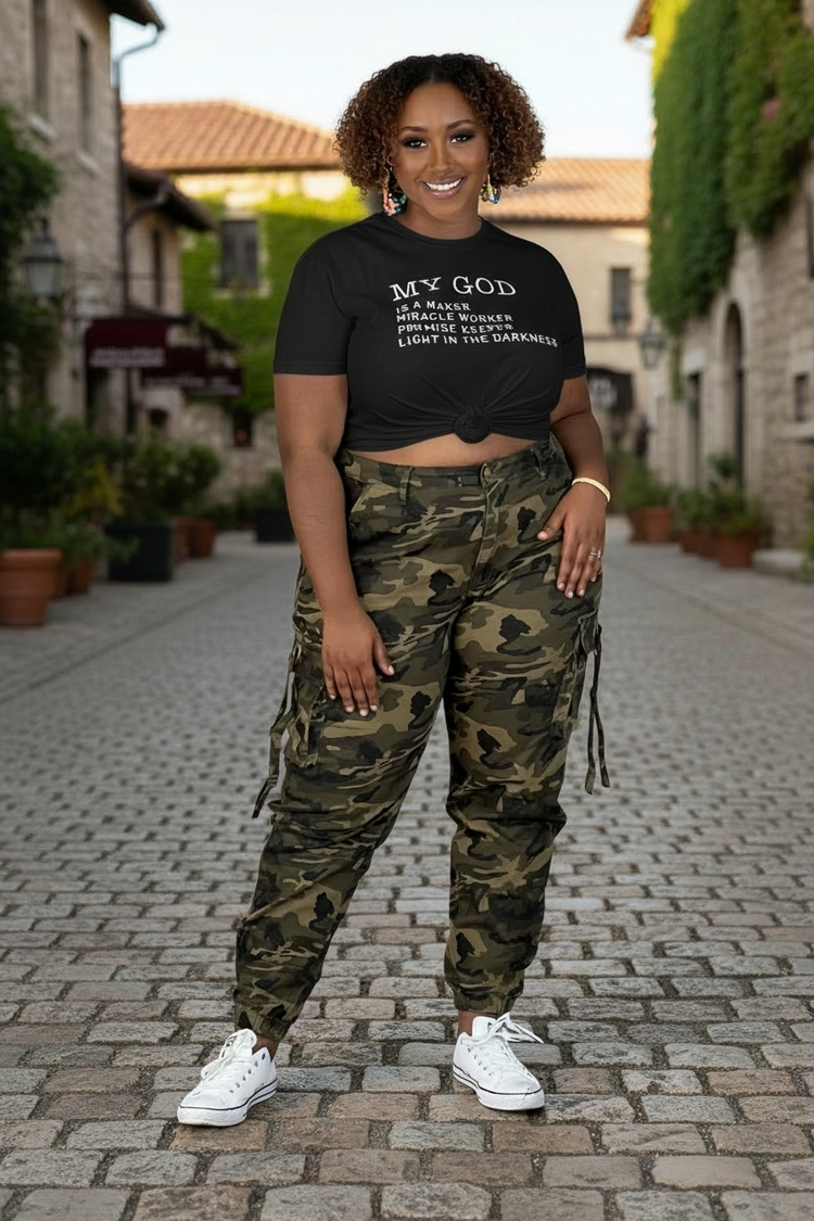 My God Way Maker Tee Shirt (Black)