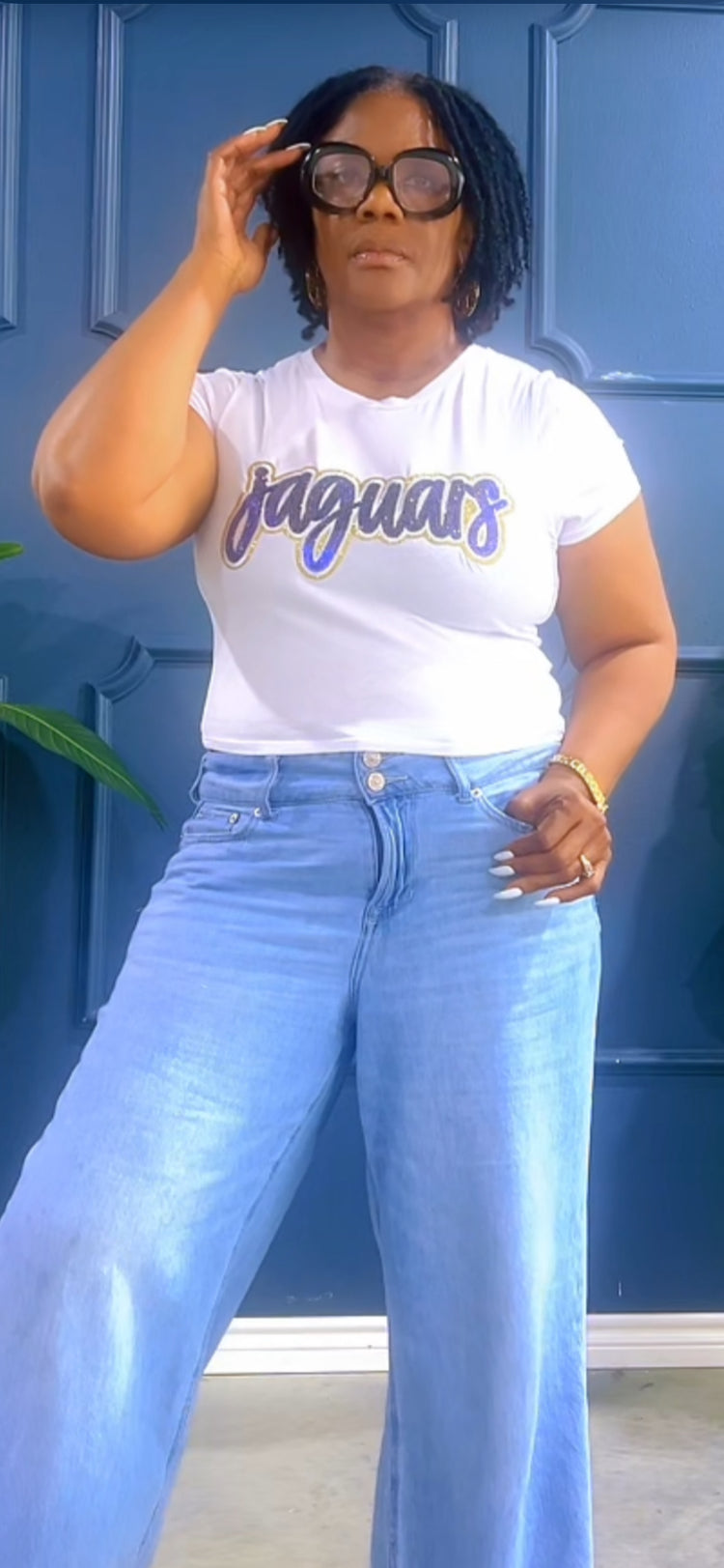Jaguar Patch Crop Top