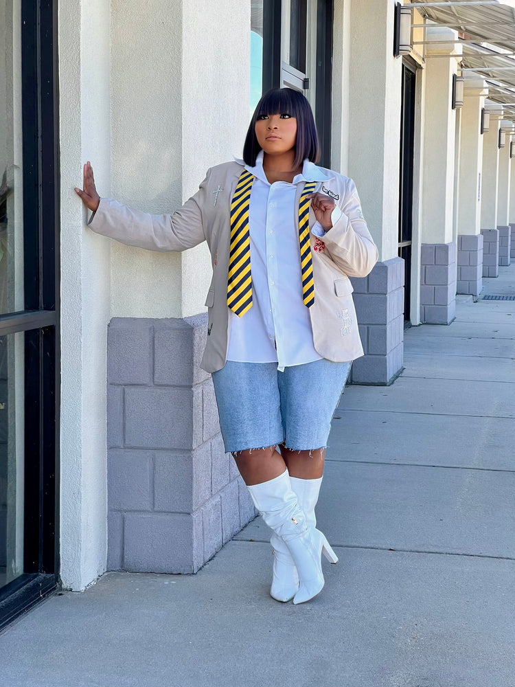 Vintage Customized Blazer (Tan)