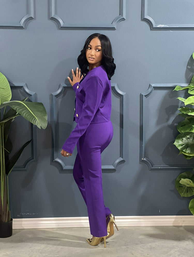 On Board Suit Set-Purple