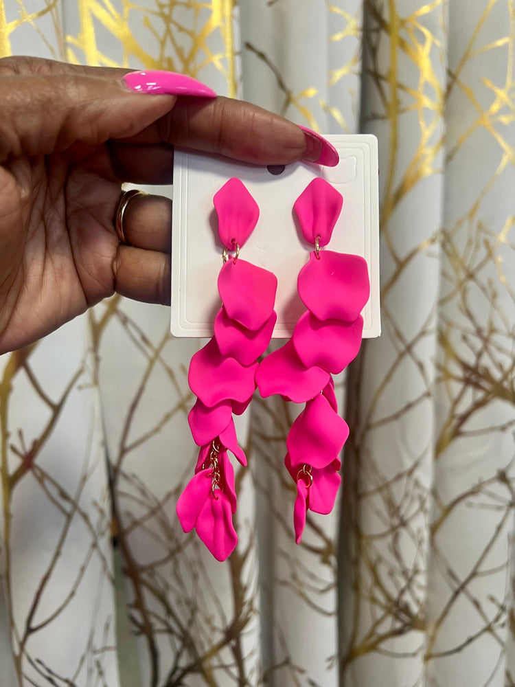Chandelier Petal Earrings (13 colors)