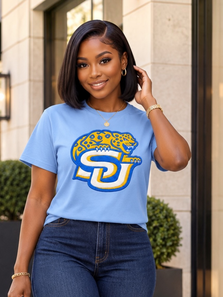 SU Tee Shirt-Columbia Blue