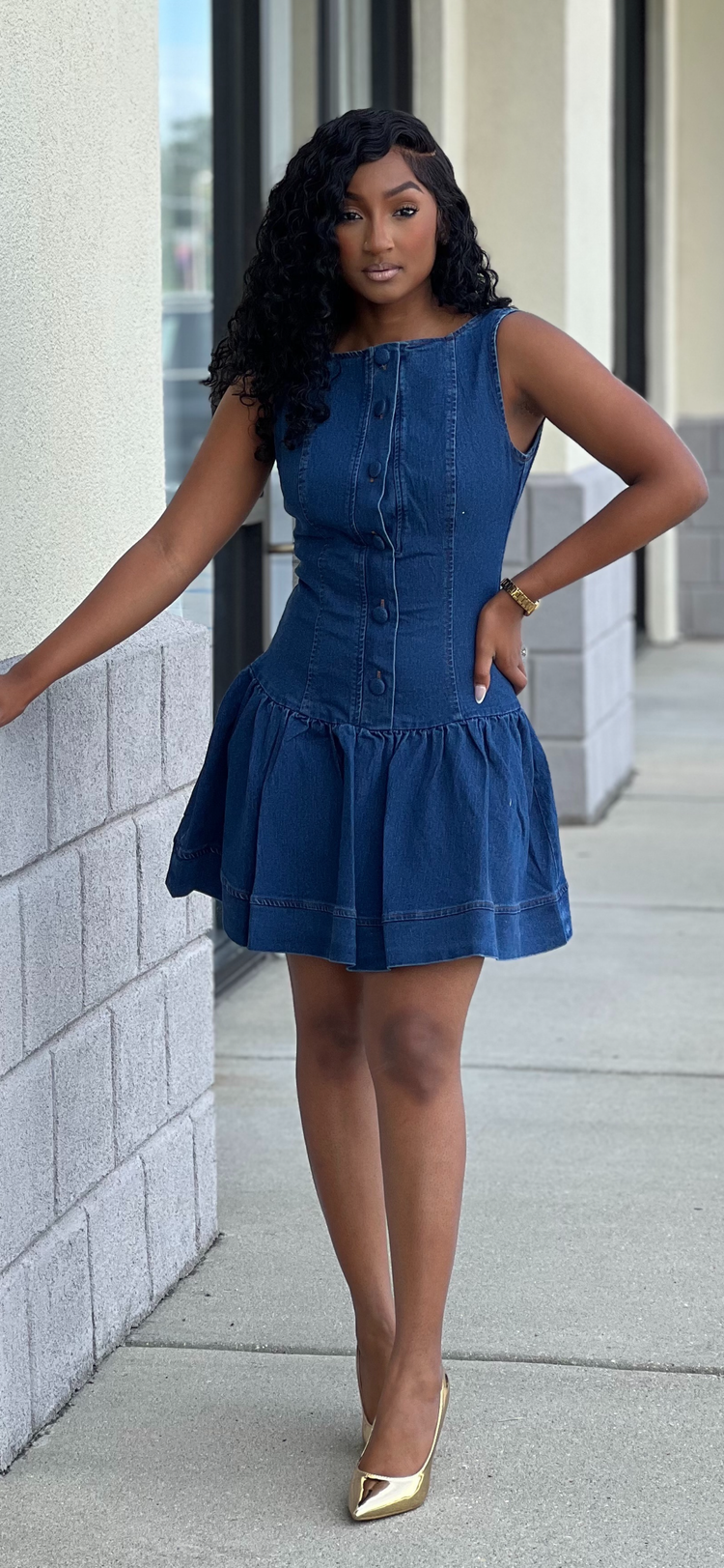A Little Denim Dress