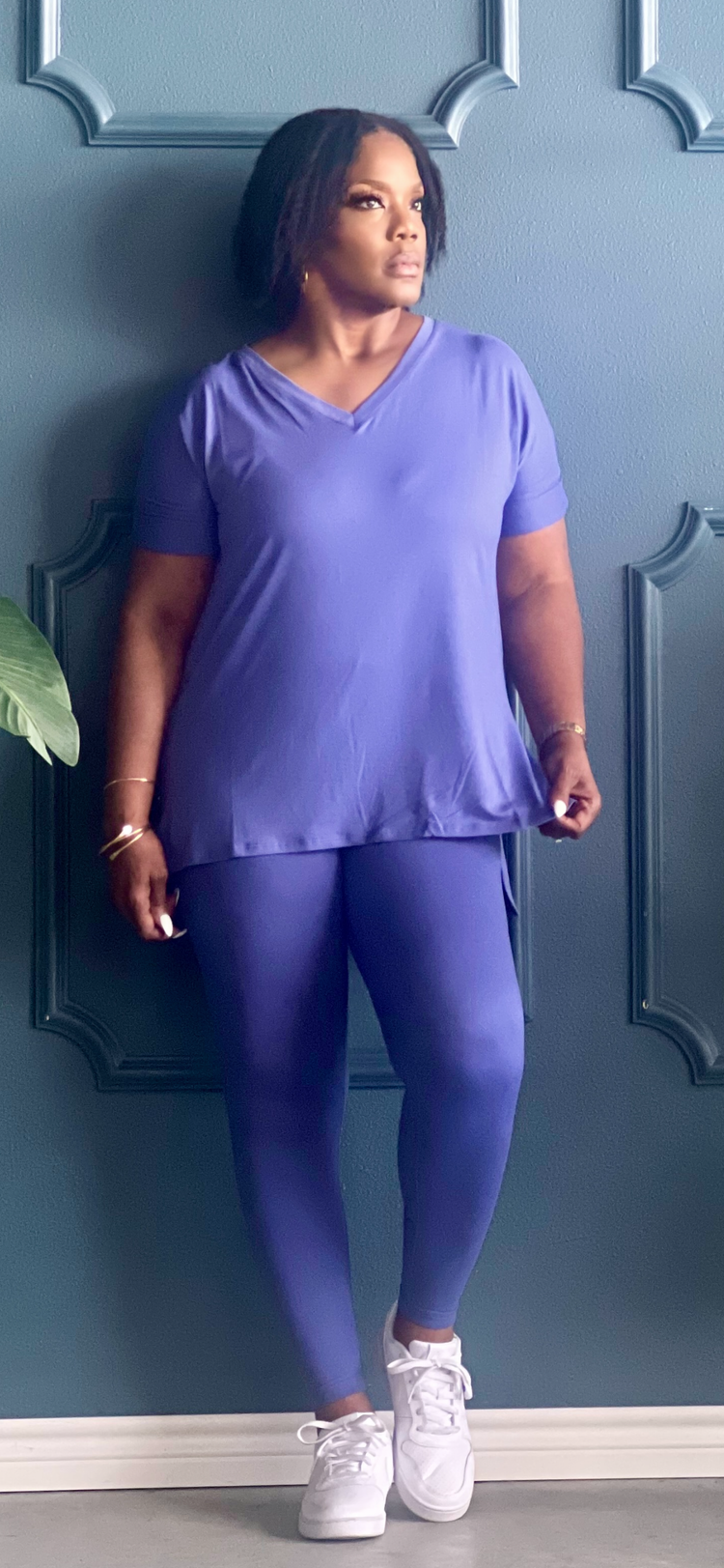 Spring Comfy Set Reg/Plus-Vintage Blue