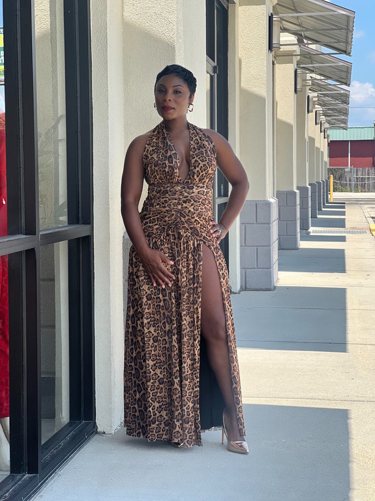 Leopard Language Dress