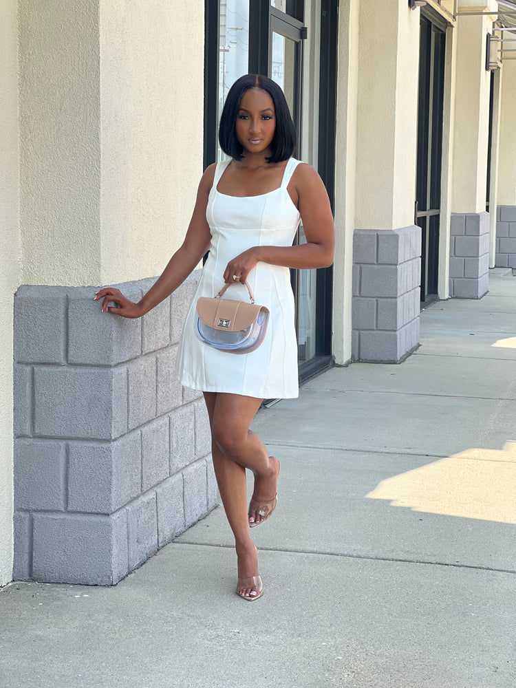 Swing Mini Dress (Off White)