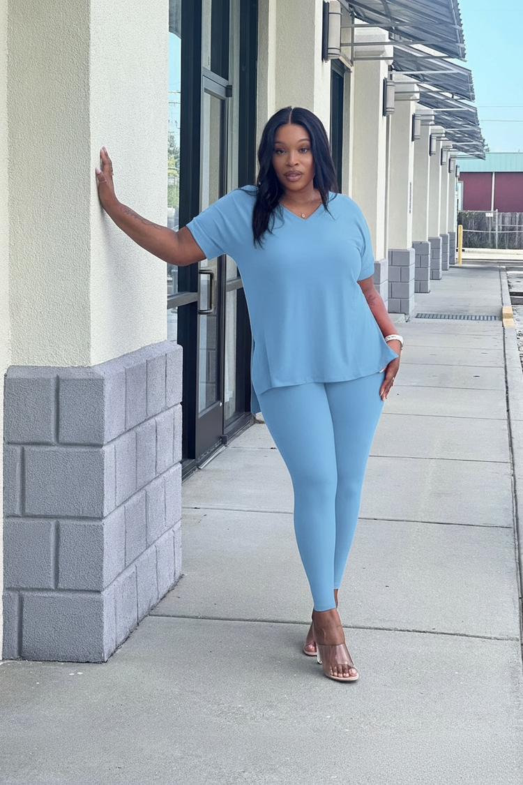 Jan Comfy Set Plus (Light Blue)