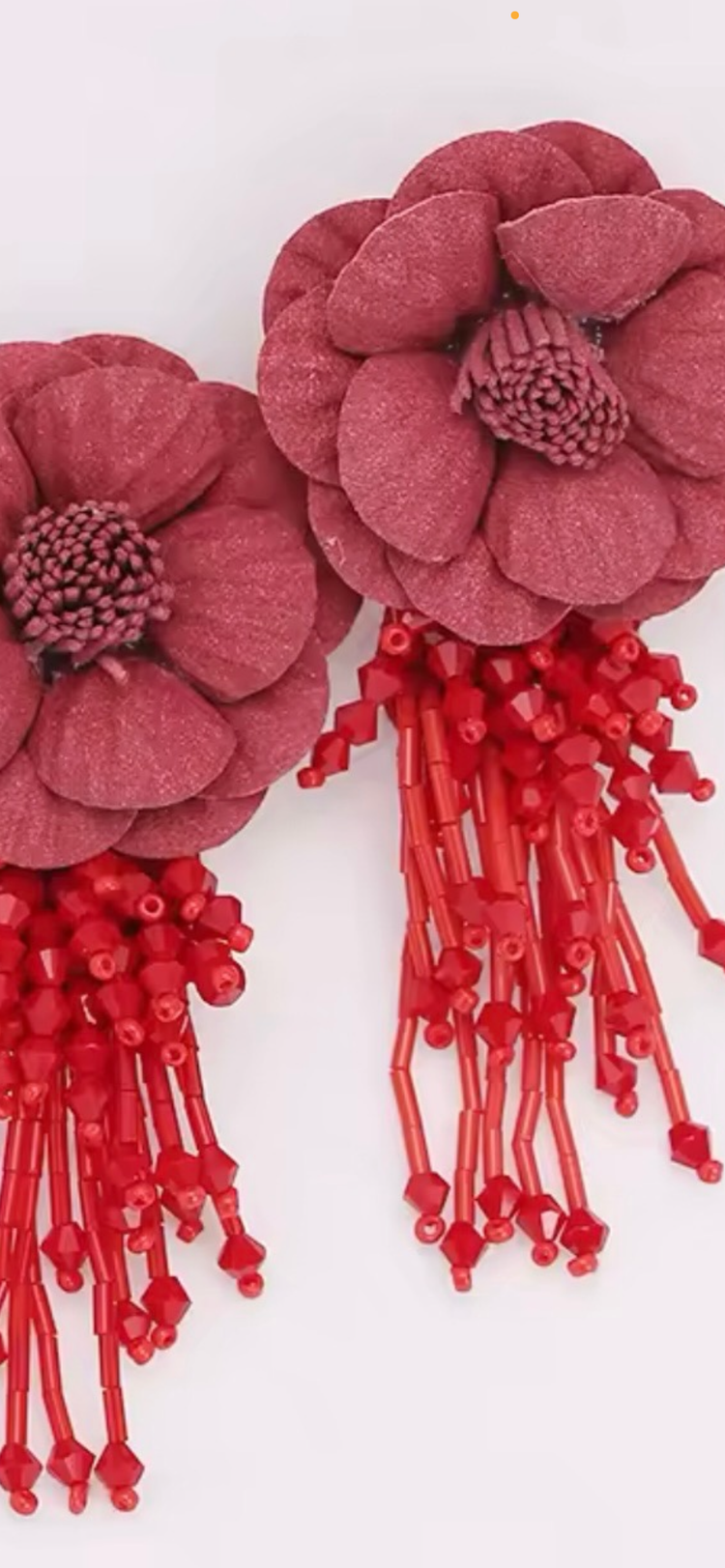 Melon Flower Earrings Alc