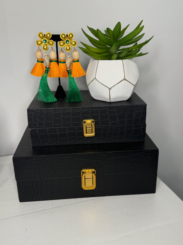 Tropical Garden Flower Earrings Alc
