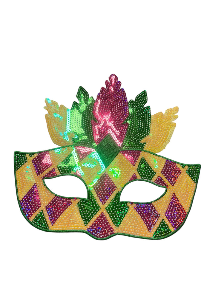 DIY Mardi Gras Sequin Patches Only (5 Styles)