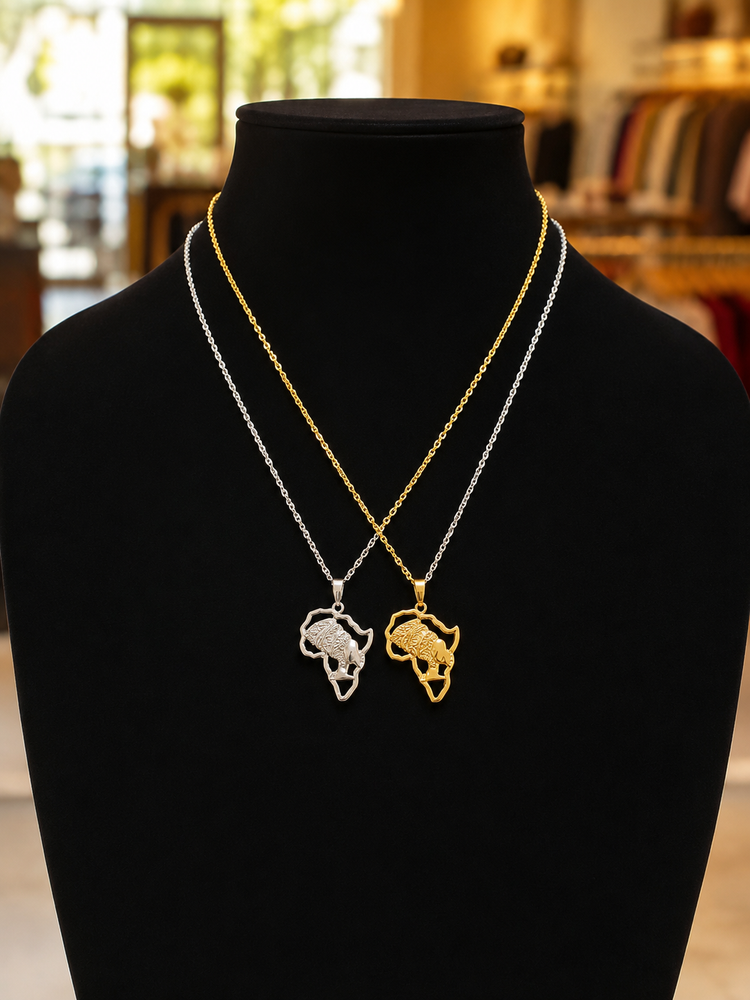 African Queen Necklace Alc (2 colors)