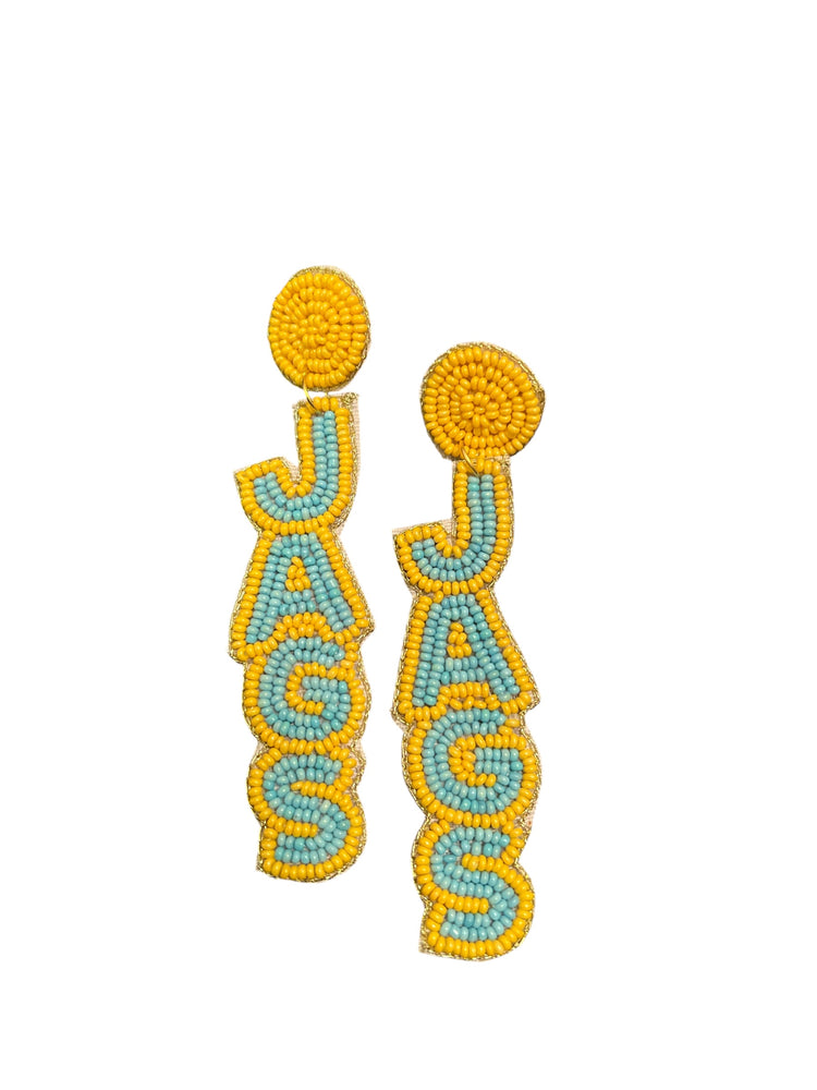 Customized Game Day Earrings-Gold