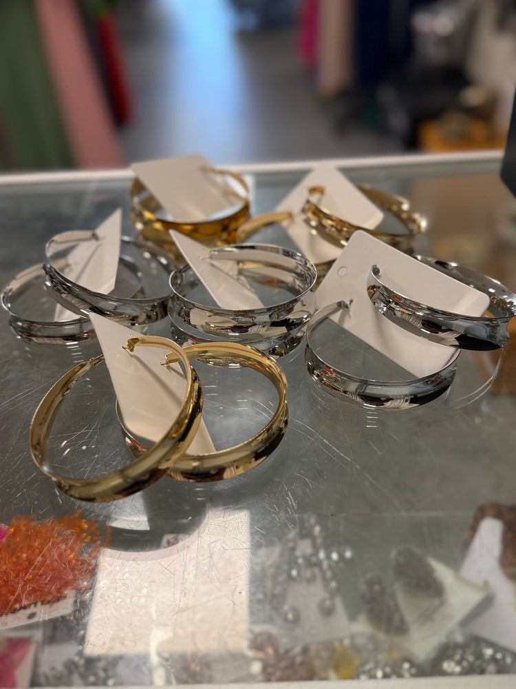Large Hoop Earrings Alc (2 colors)