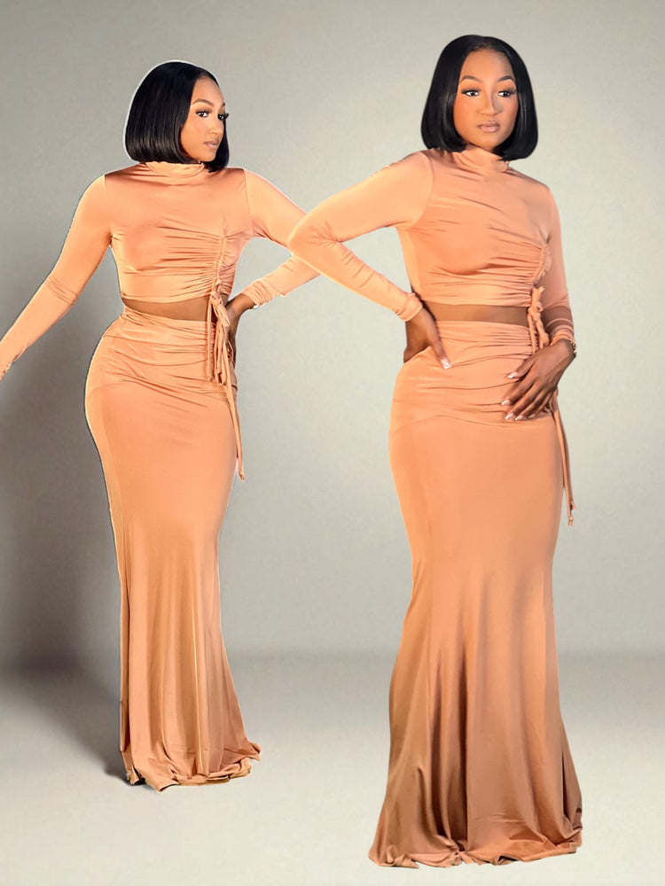 Can We Talk Two Piece Set-Mocha