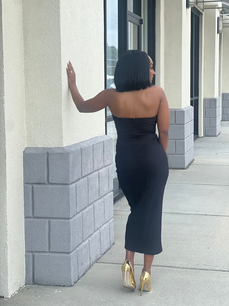 Black Midi Dress
