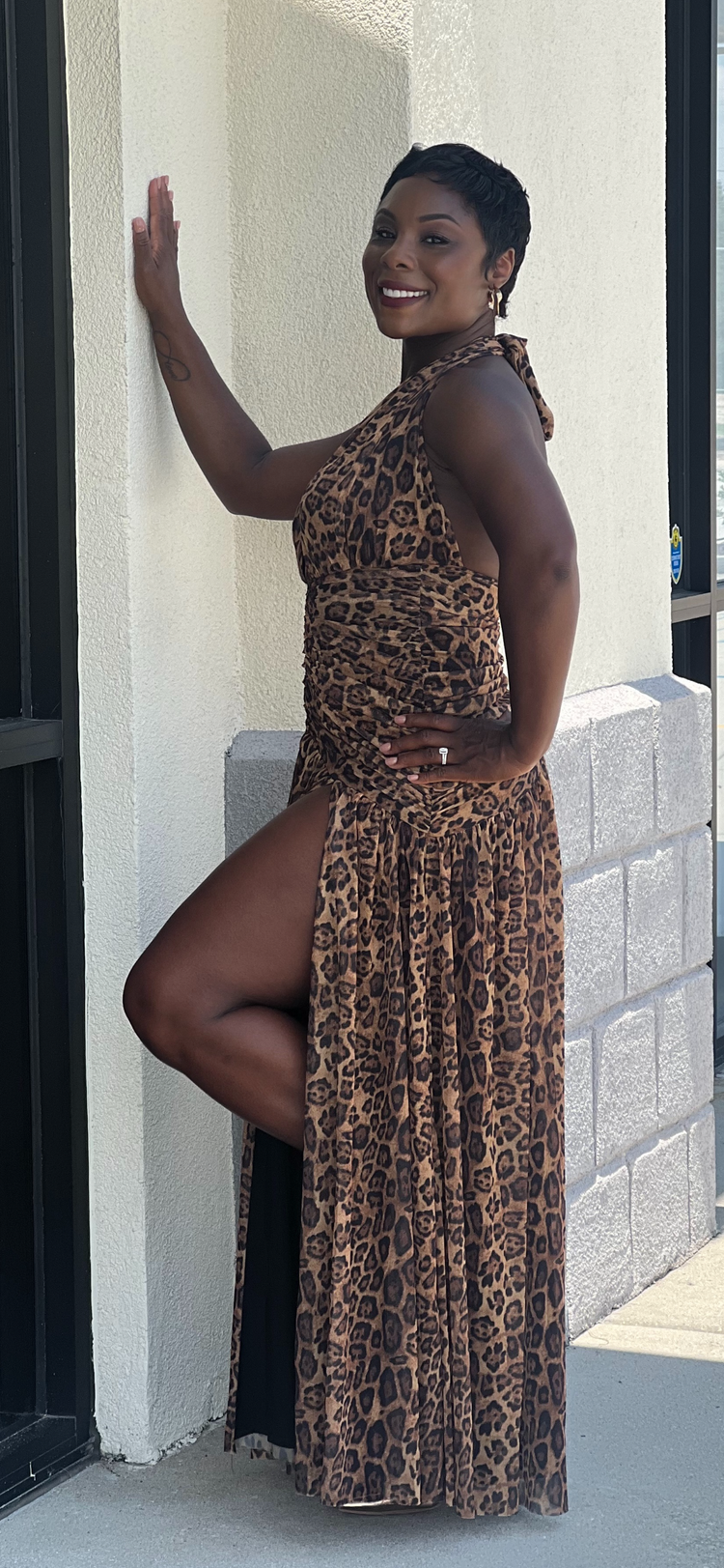 Leopard Language Dress