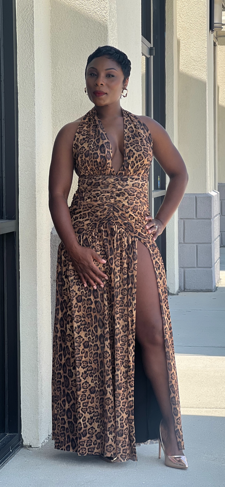 Leopard Language Dress