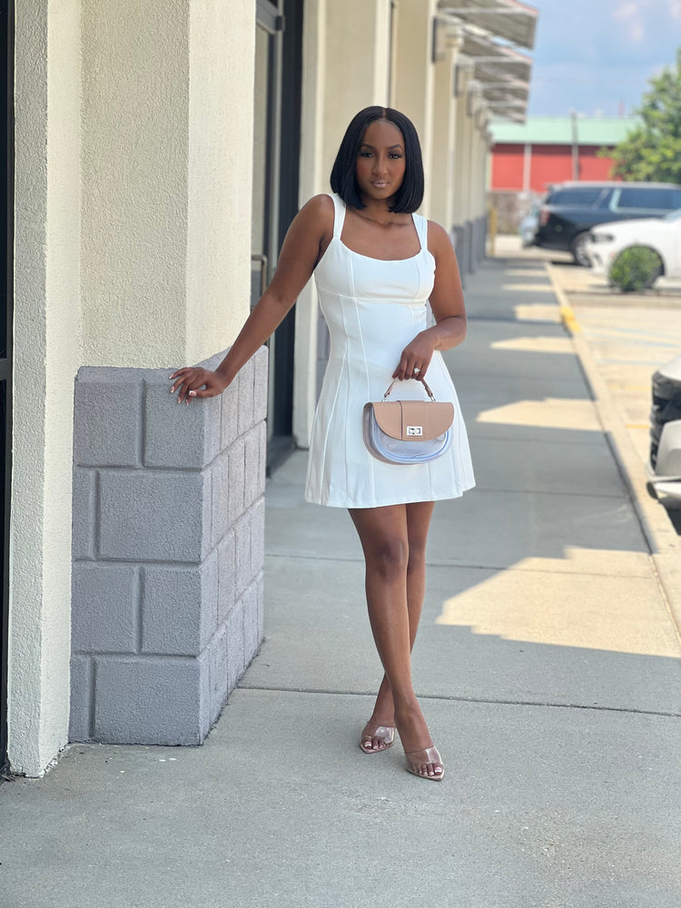Swing Mini Dress (Off White)