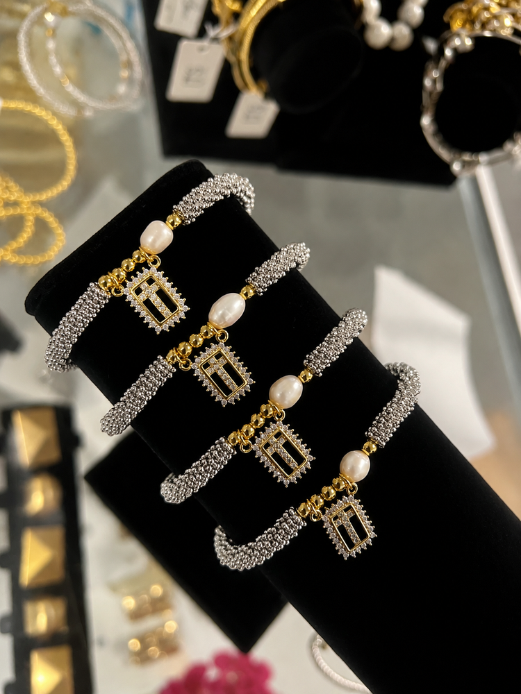 Boxed Cross Bracelet Alc
