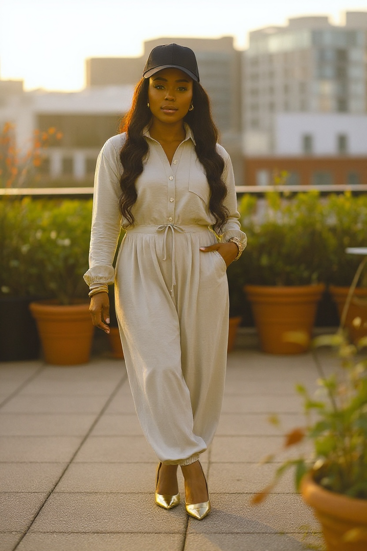 Flirty Girl Set-Mocha