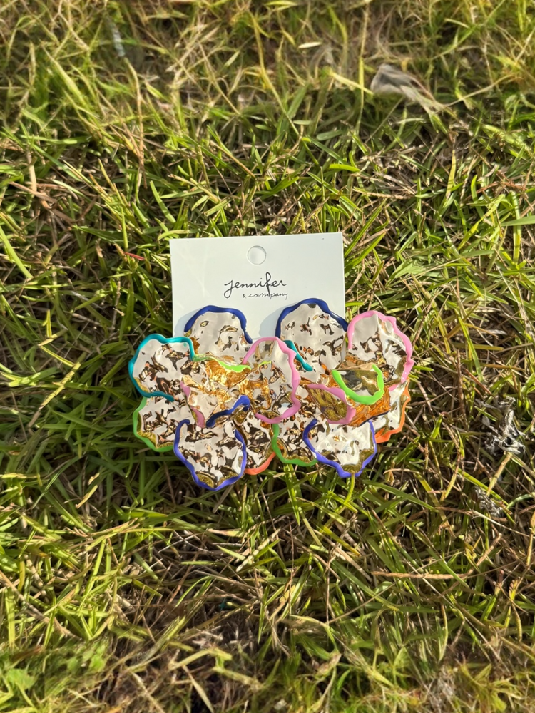 Petal Paradise Earrings Alc (Multi)