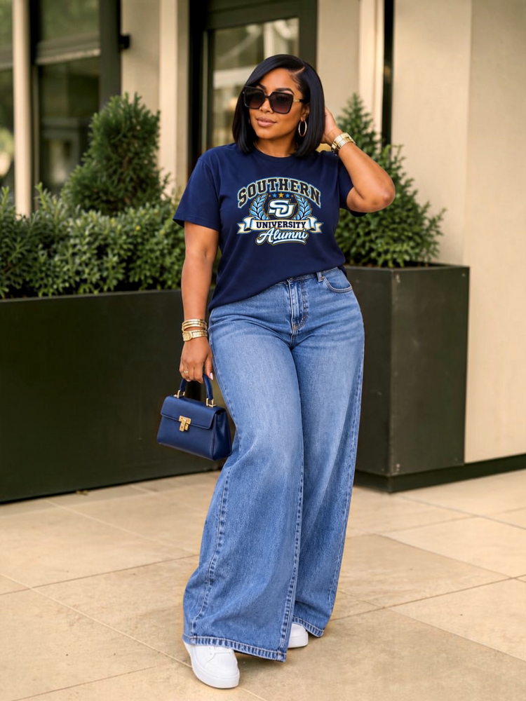 Navy Blue Southern Alumni Tee Shirt