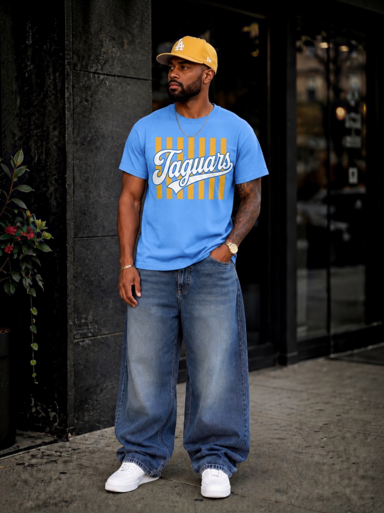 Jaguars Tee Shirt-Columbia Blue