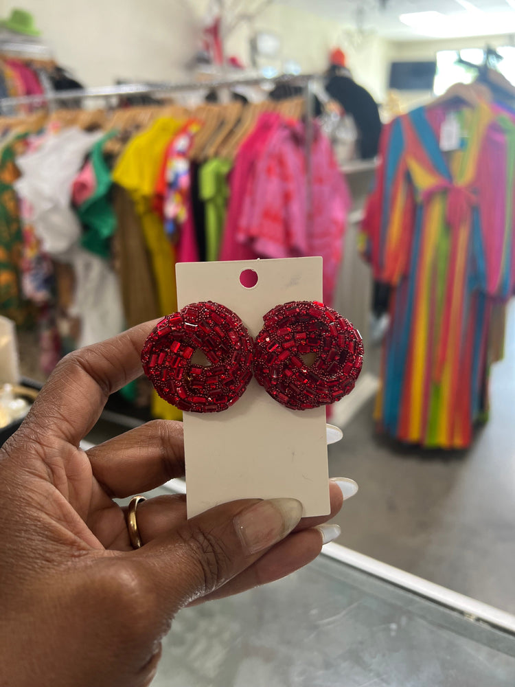 Big Knotted Stud Earrings (5 colors)