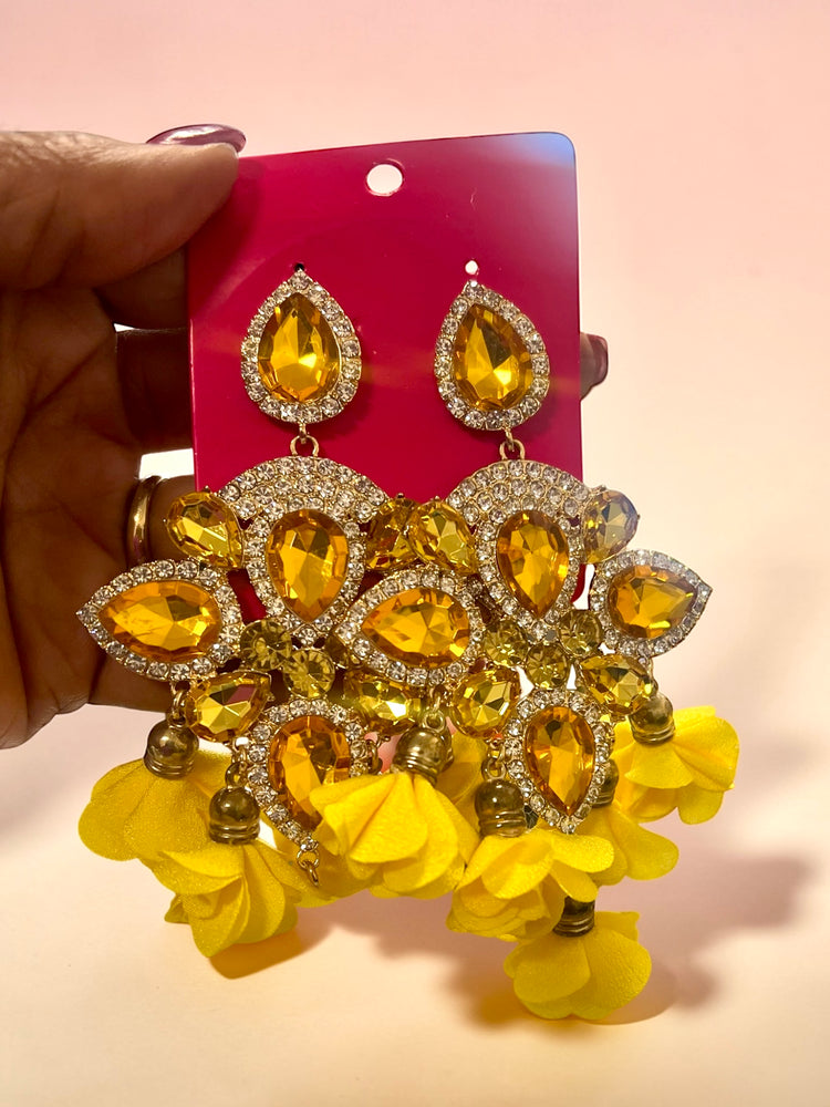 Carnival Earrings (Yellow)