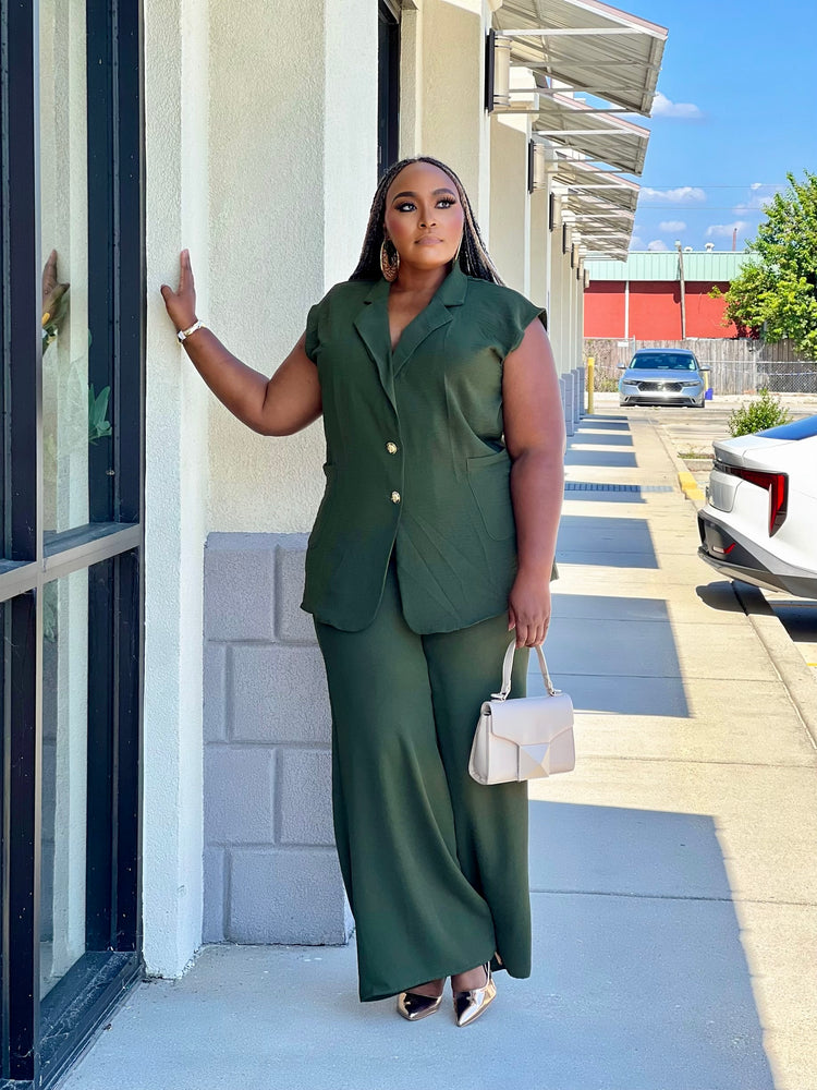 Sadie Set Plus-Olive