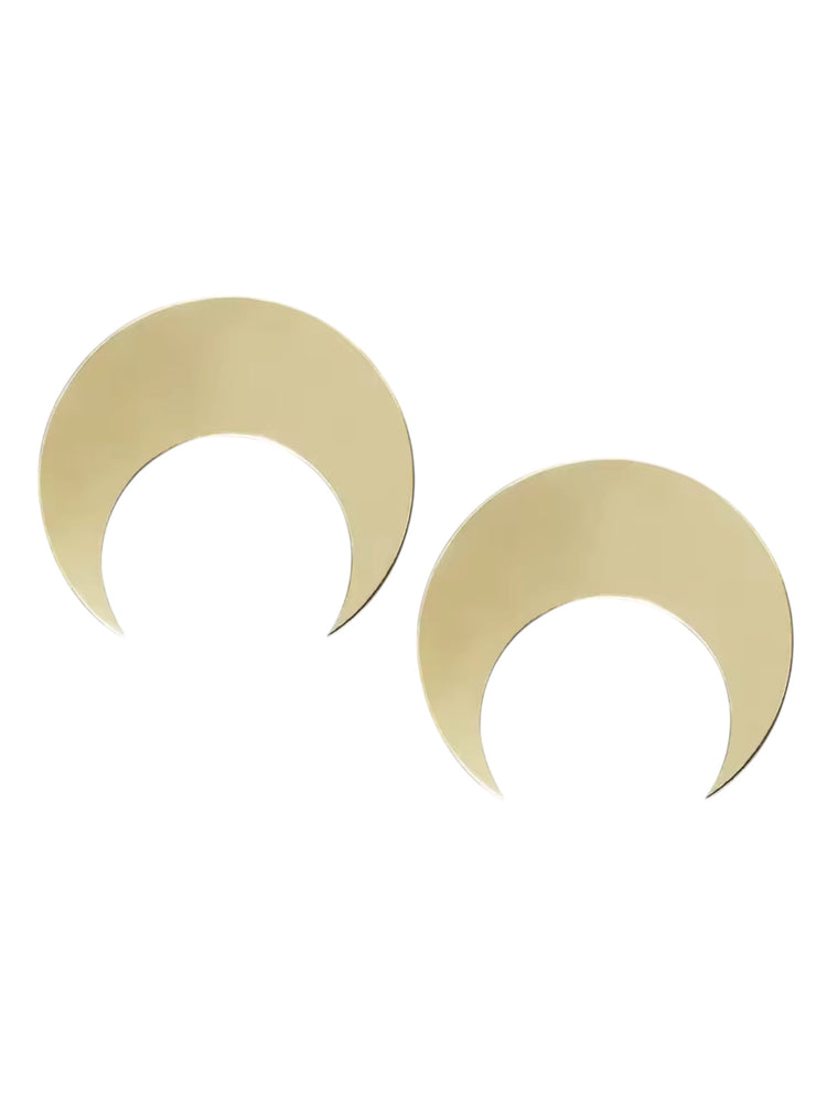Mirrored Moon Earrings