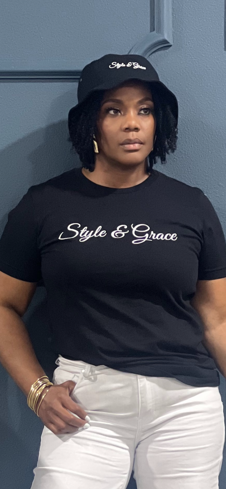 Black Style & Grace Bucket Hat