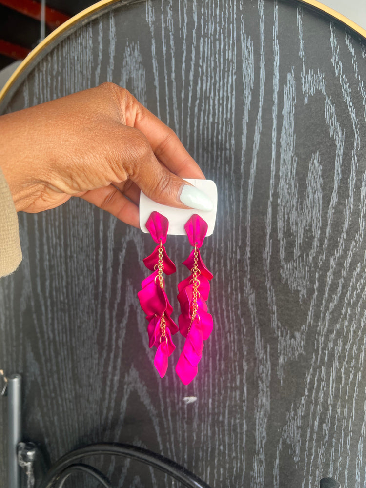 Chandelier Petal Earrings (13 colors)