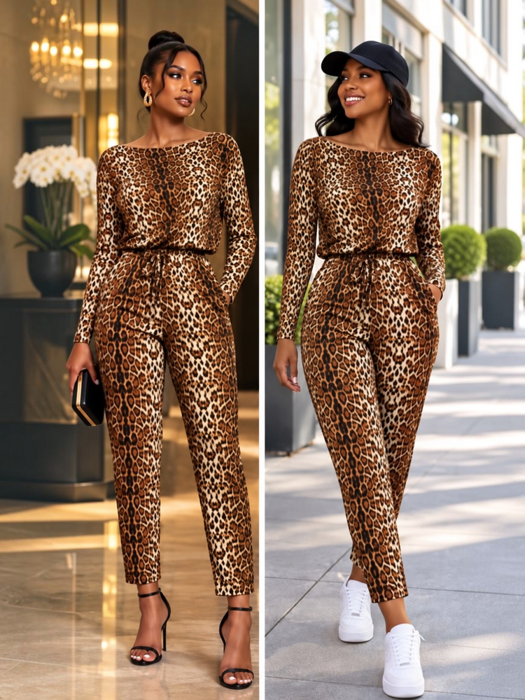 Wild Side Leopard Jumpsuit