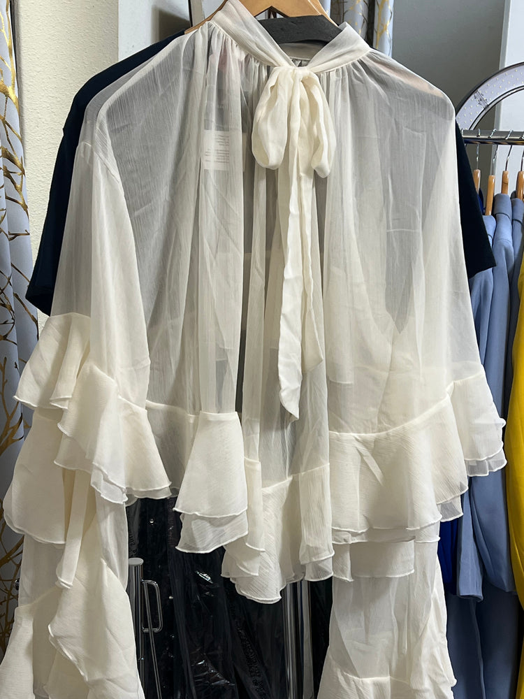 Off White Goddess Blouse Top