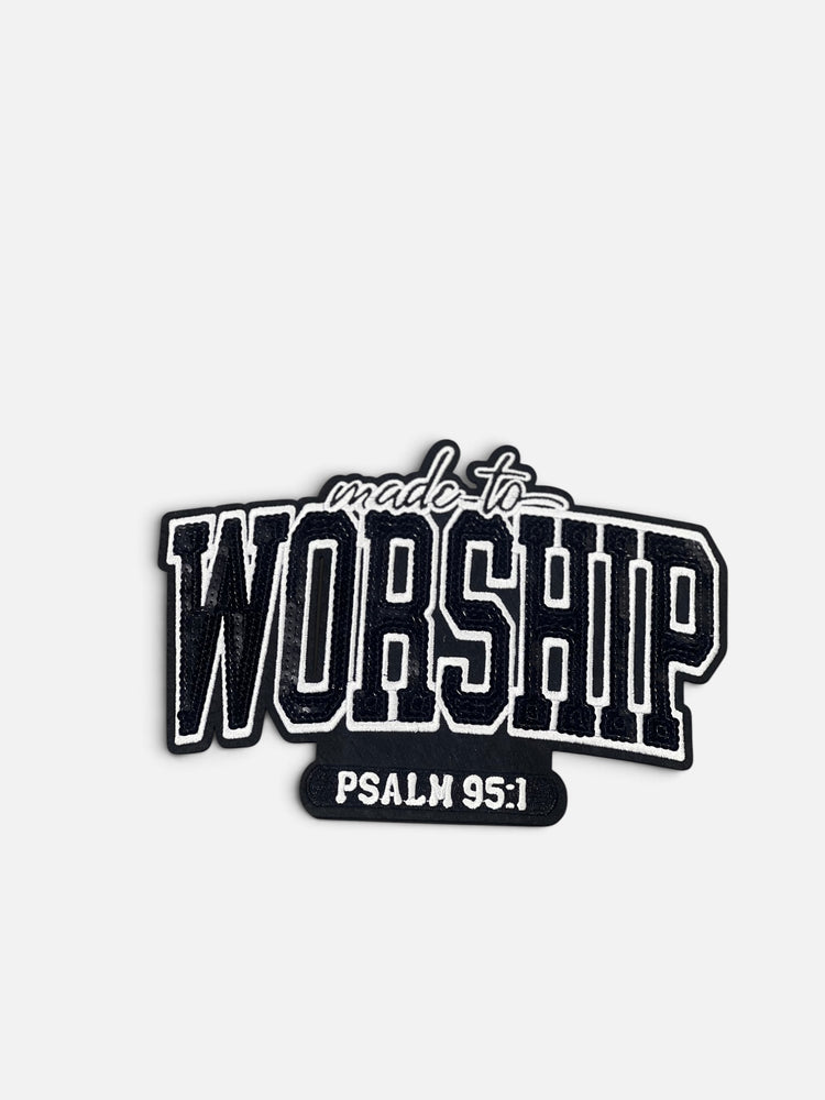 DIY Made To Worship Patch Only