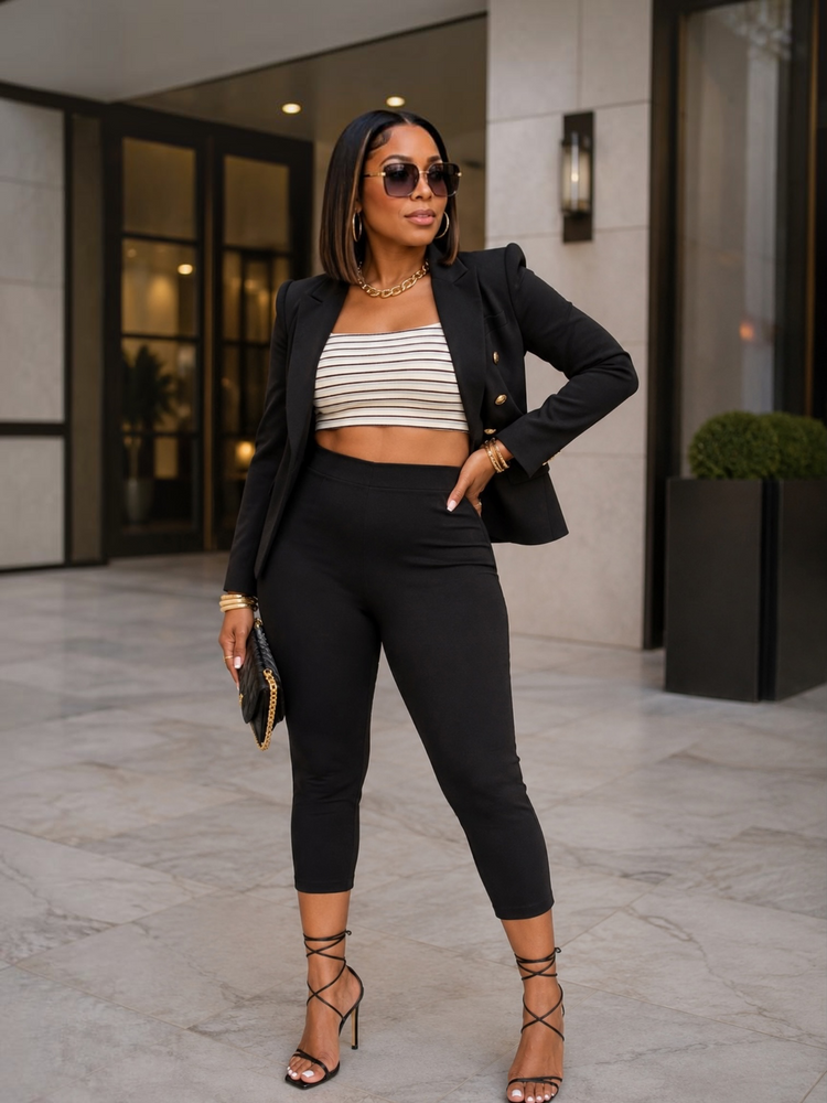Fitted Capri Tights