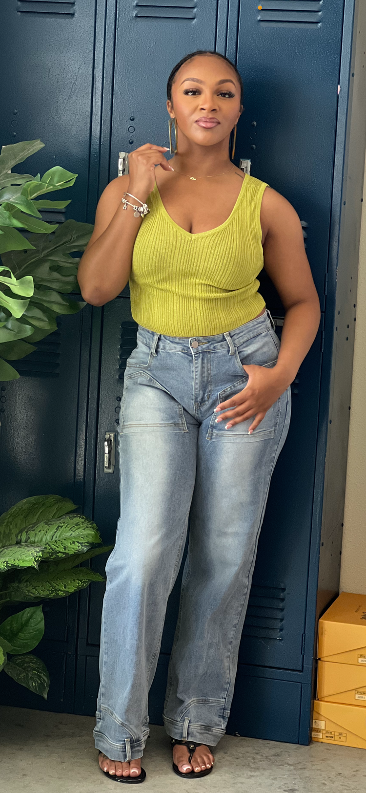 Upside Down Denim Jeans