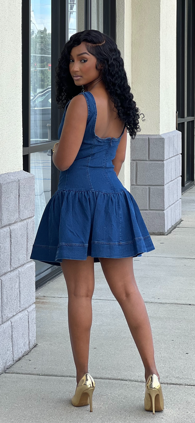 A Little Denim Dress